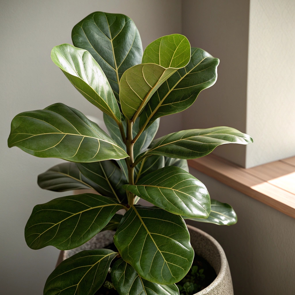 Fiddle leaf fig plant
