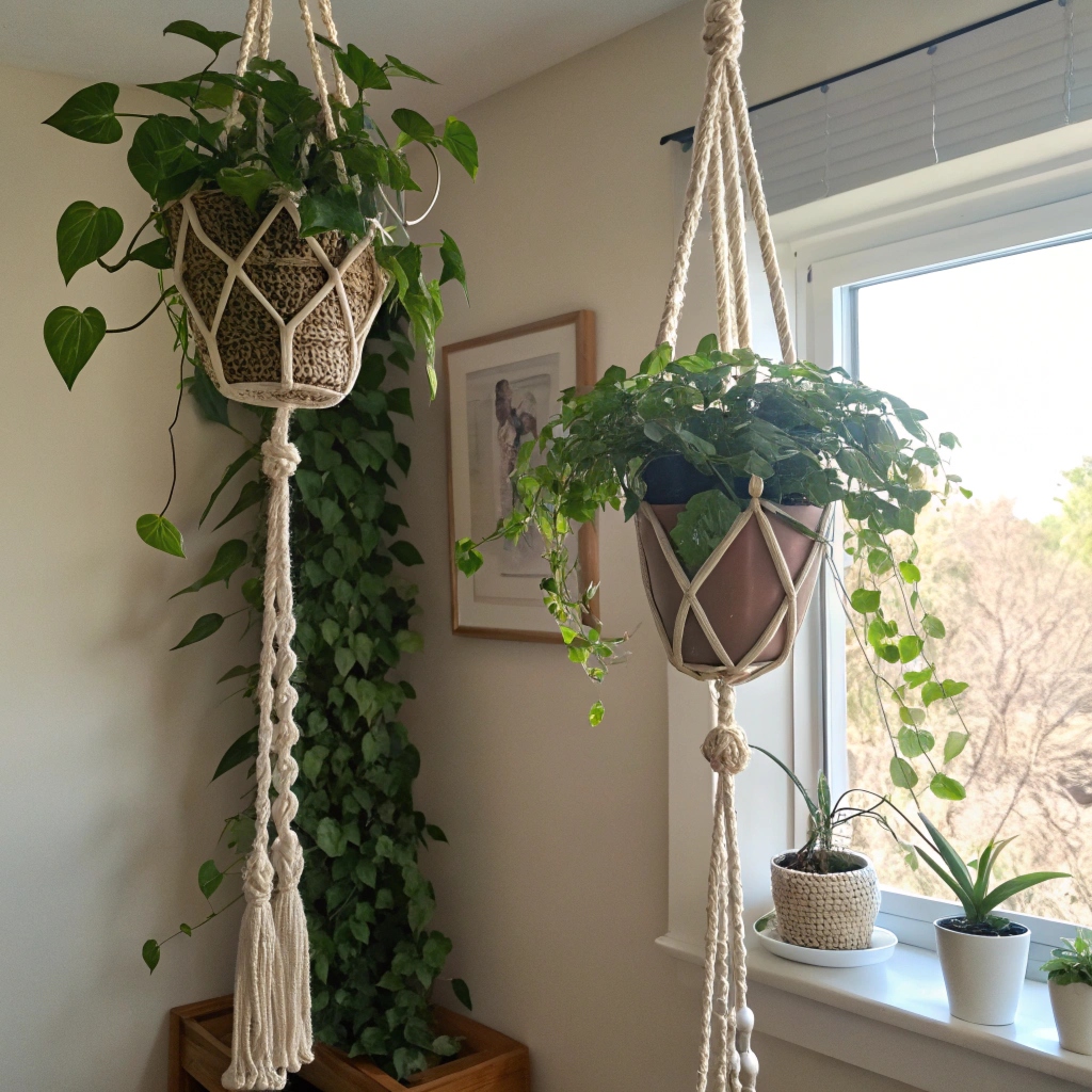 Hanging plant arrangement