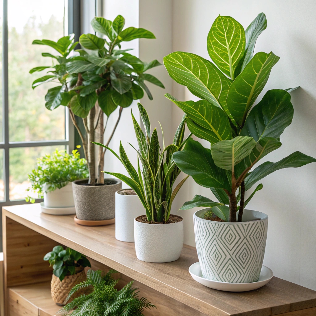 Indoor plants collection